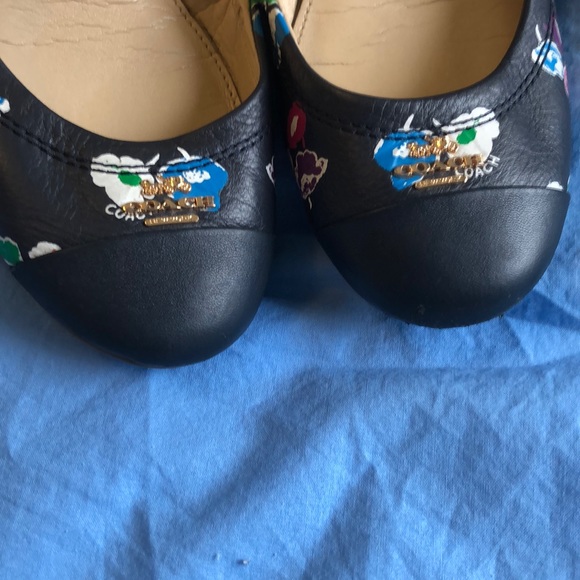 Coach Camilla Floral women shoes, navy blue/ red - Picture 2 of 8